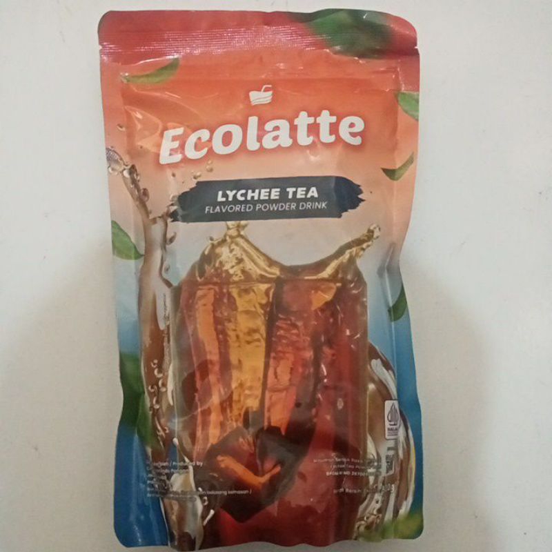 

BUBUK MINUMAN ANEKA RASA ECOLATTE RASA LYCHEE TEA (EX CHO' LATTE) 500 Gram
