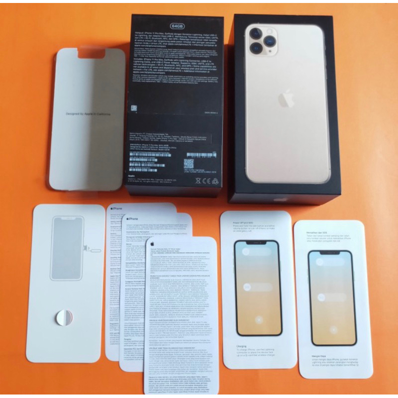 Dus Box iPhone 11 Pro Max 64GB Gold iBox Original 100% Copotan