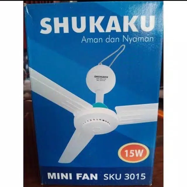 MINI FAN / KIPAS ANGIN GANTUNG SHUKAKU  15 WATT & 20 WATT