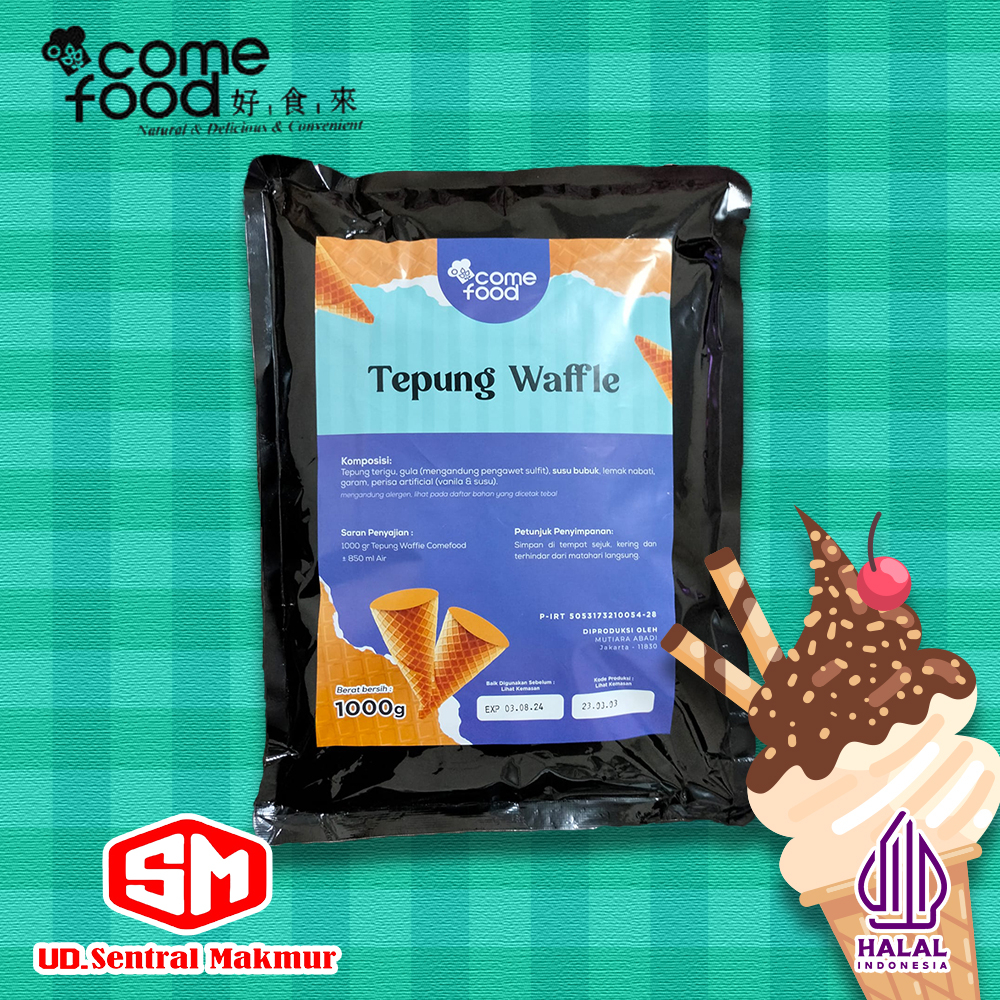 

MGI COMEFOOD" TEPUNG WAFFLE 1 KG