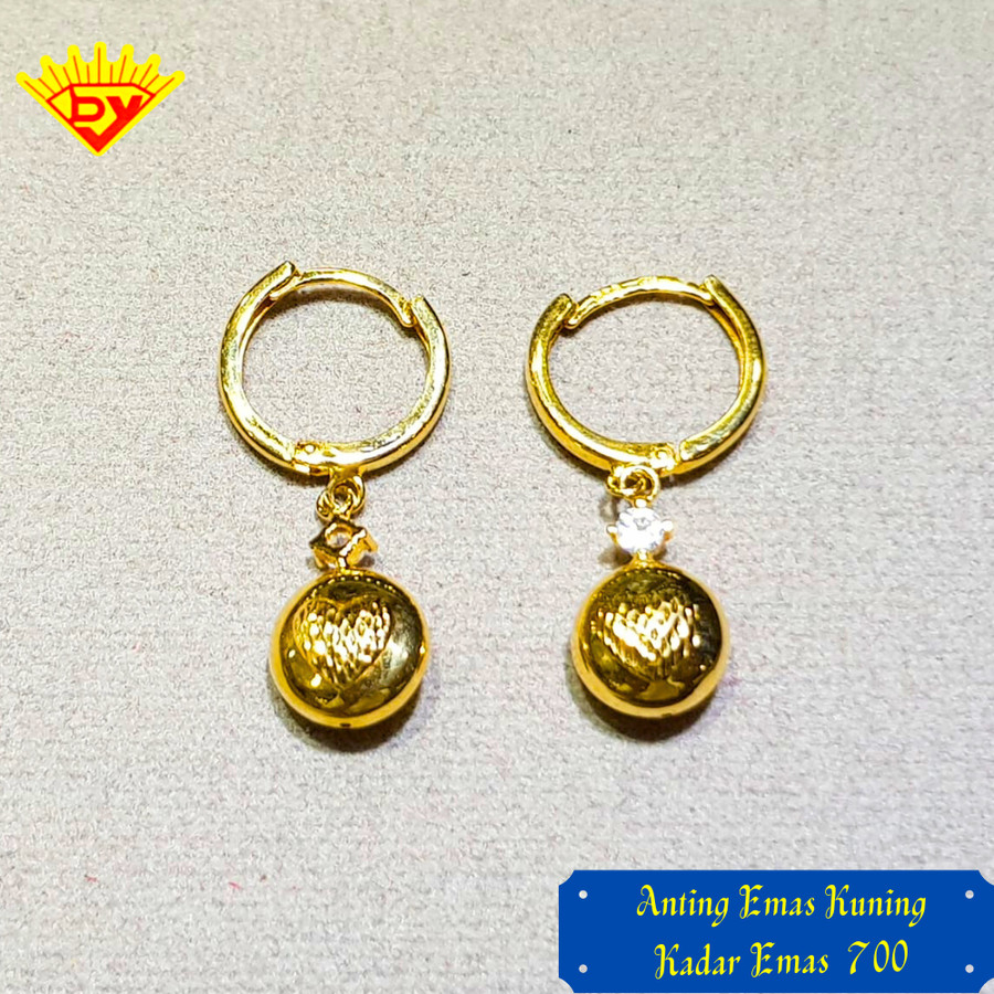 Anting Emas Kuning 302 Kadar Emas 700