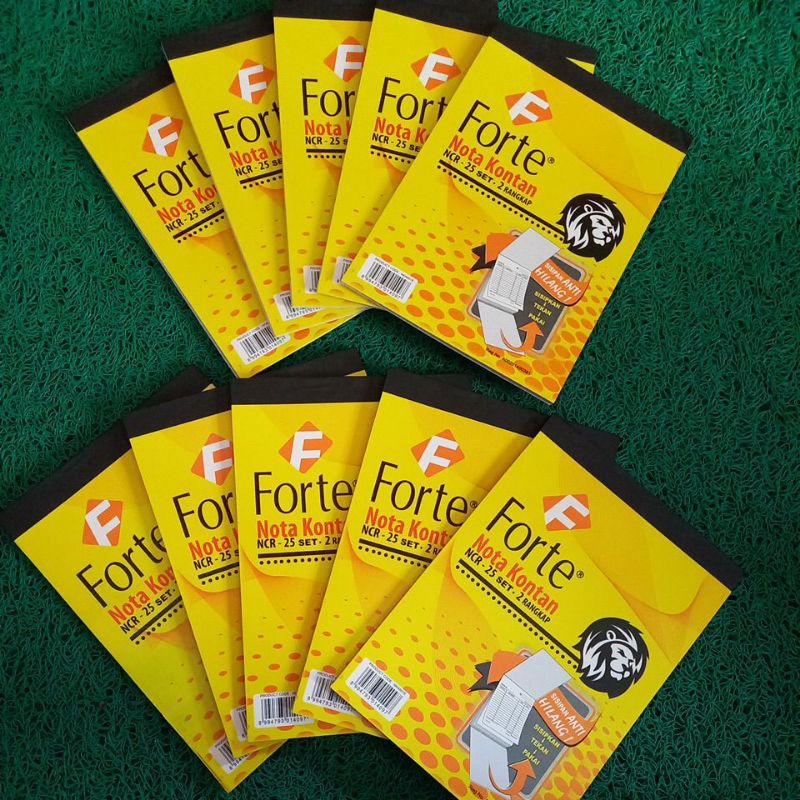 

buku nota forte kecil 10 buku NCR 2 ply