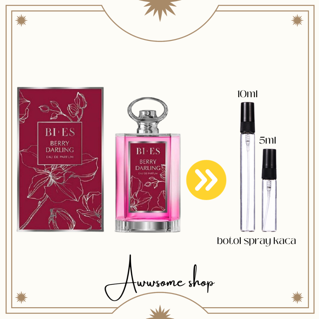 Decant parfum Bi-es Bi es Berry Darling botol spray 5ml 10 ml original parfum viral