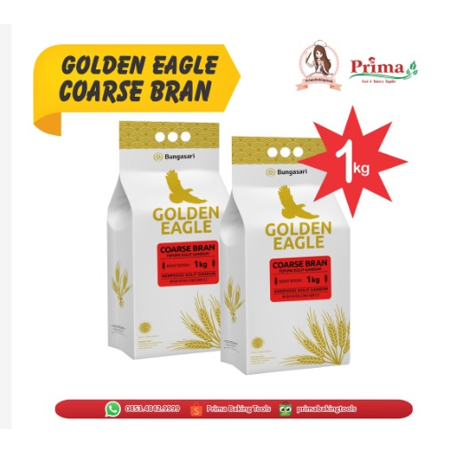 

Tepung gandum - Golden eagle coarse bran 1kg