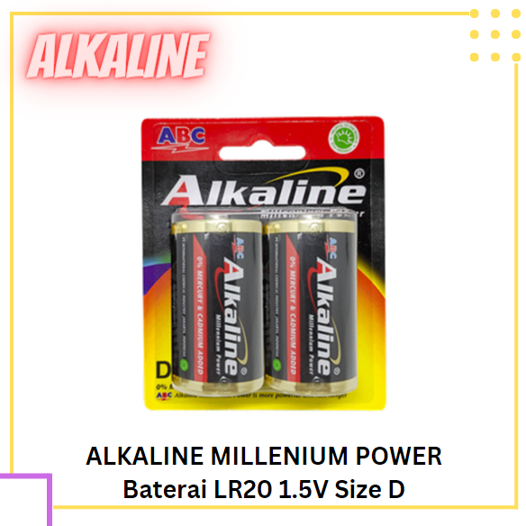 BATERAI ALKALINE BESAR TIPE D