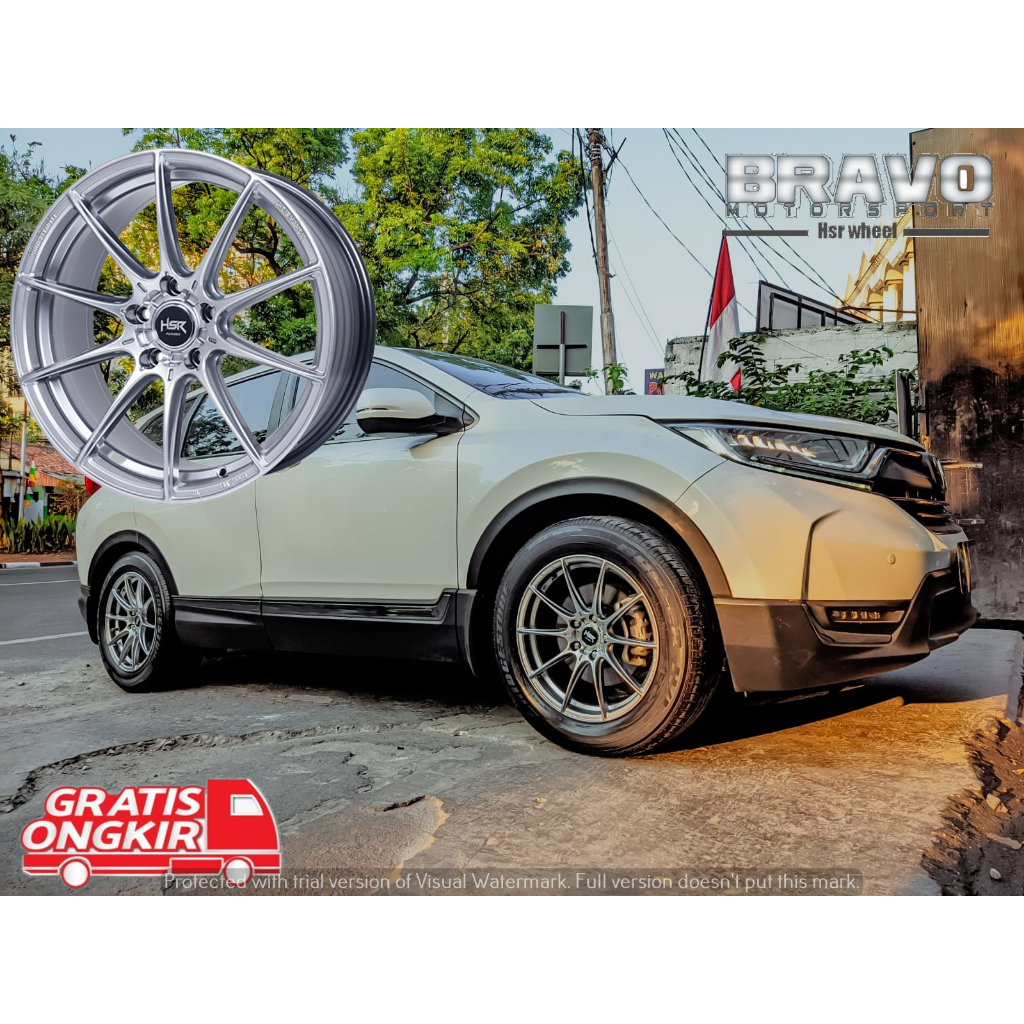 VELG RACING HSR FG TOBELO RING 18 HYPER BLACK MOBIL HONDA HRV R18