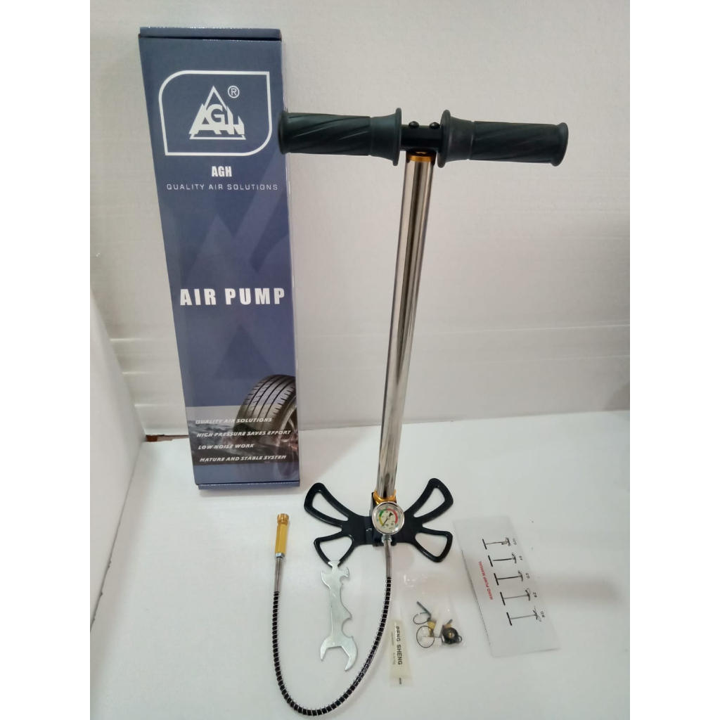 Pompa PCP 3 STAGE murah AGH 4500psi filter kecil bonus mini kupler