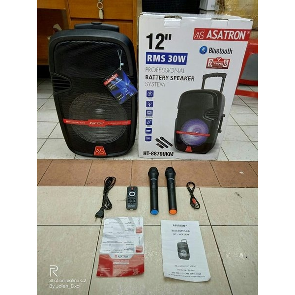 ASATRON HT8870UKM (SPEAKER MEETING)/Speaker Meeting Bluetooth 12 inch Asatron - HT8870ukm-2 MIC WIRE