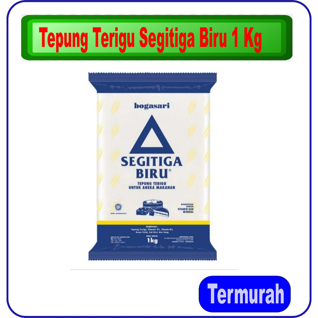

Tepung Terigu Segitiga Biru 1 kg