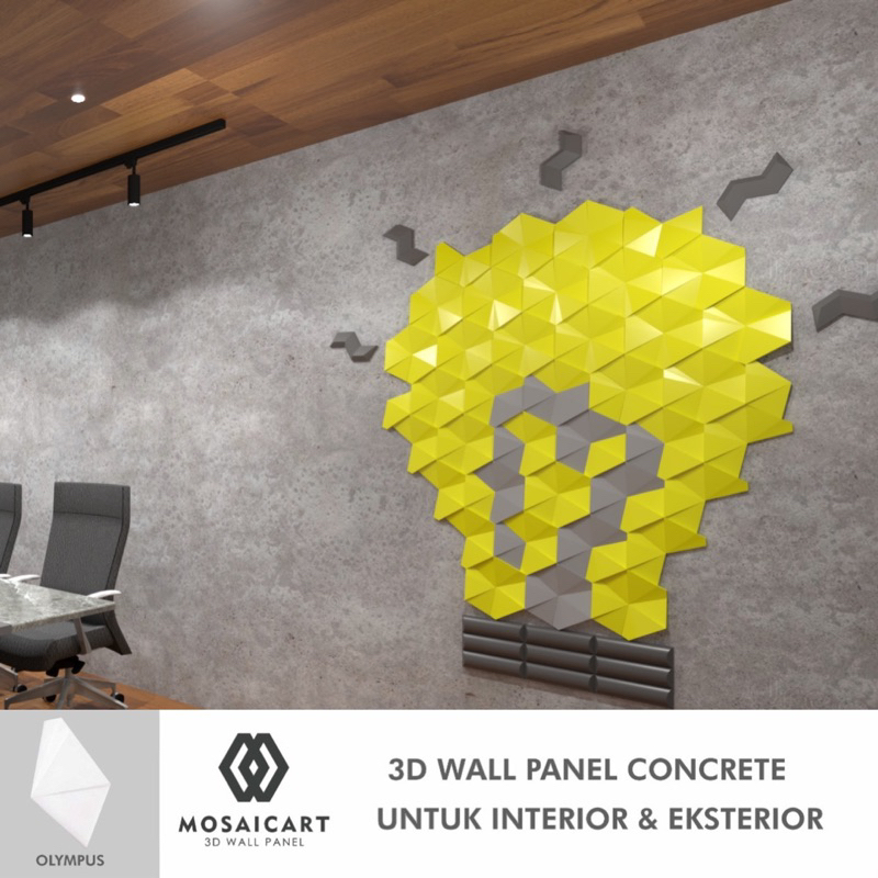 Dekorasi Dinding/ Pelapis Dinding/ Dekorasi Kamar Wall Art Lampu