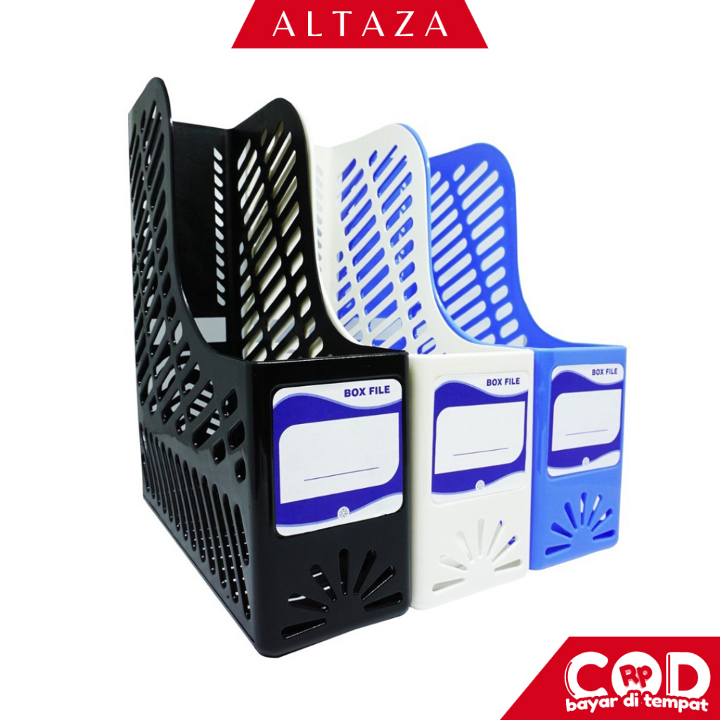 

Altaza COD Box File Premium Tebal / Tempat Berkas Box Plastik Dokumen Bahan Tebal / Kotak Penyimpanan File / Folder Storage Box / Kotak Dokumen / Peralatan Kantor Grosir Murah BX02
