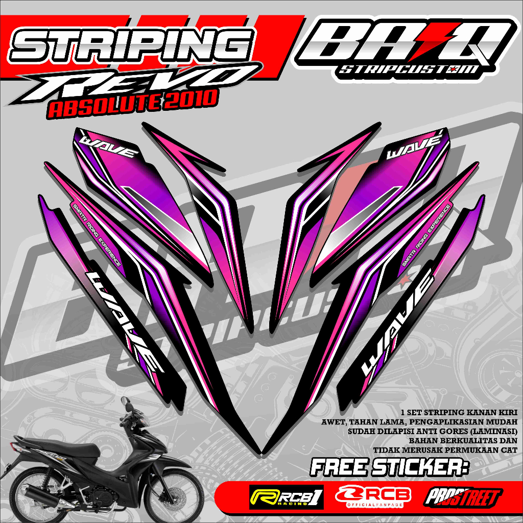 STICKER STRIPING REVO ABSOLUTE 2010 - STRIPING REVO ABSOLUTE 2010 PREMIUM GRAFIK 07