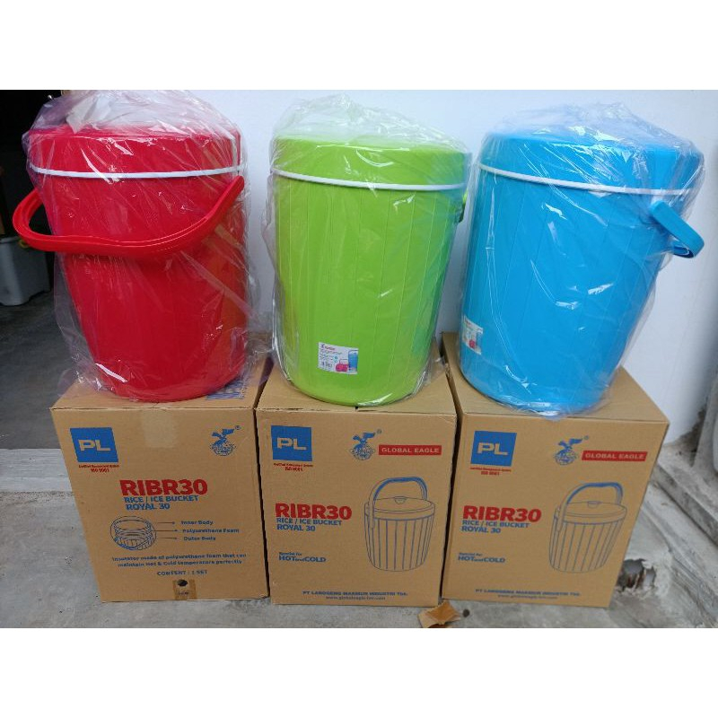 Termos Nasi 30Liter / Rice Bucket / Termos Es Maspion Global Eagle Ukuran 30