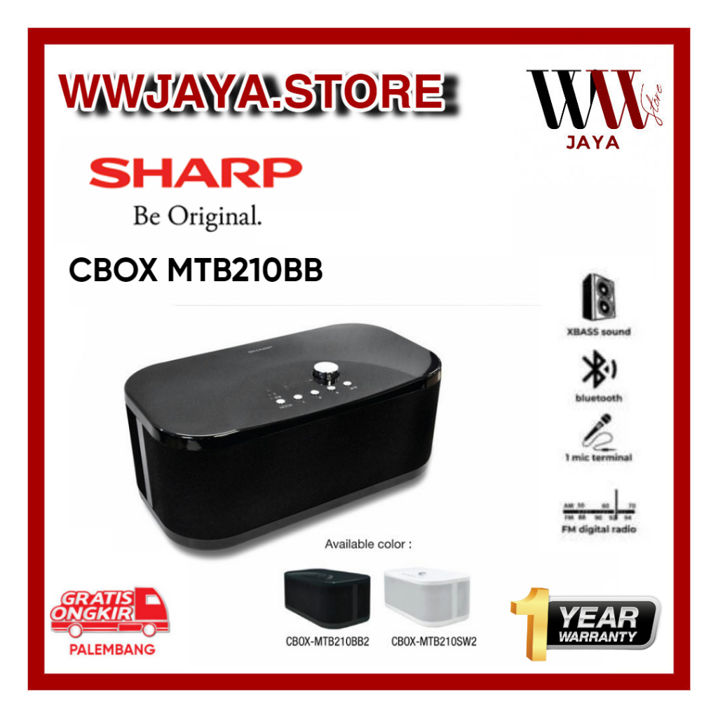 Speaker Bluetooth Sharp CBOX-MTB210BB Speaker Sharp