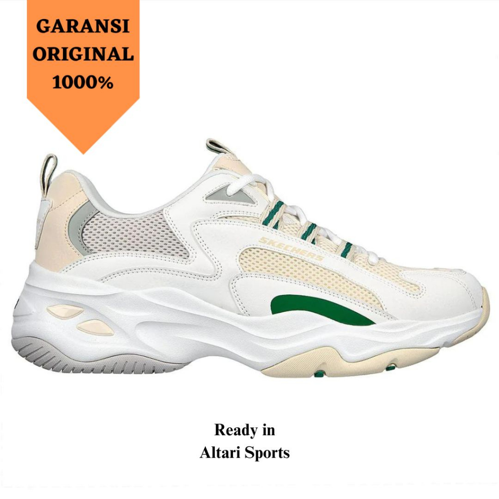 SEPATU CASUAL SNEAKERS SKECHERS DLITES 4.0 ORIGINAL ASLI 237408/WMLT