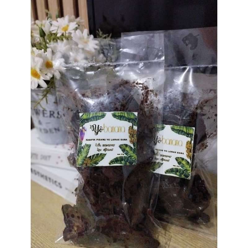 

keripik pisang coklat lumer