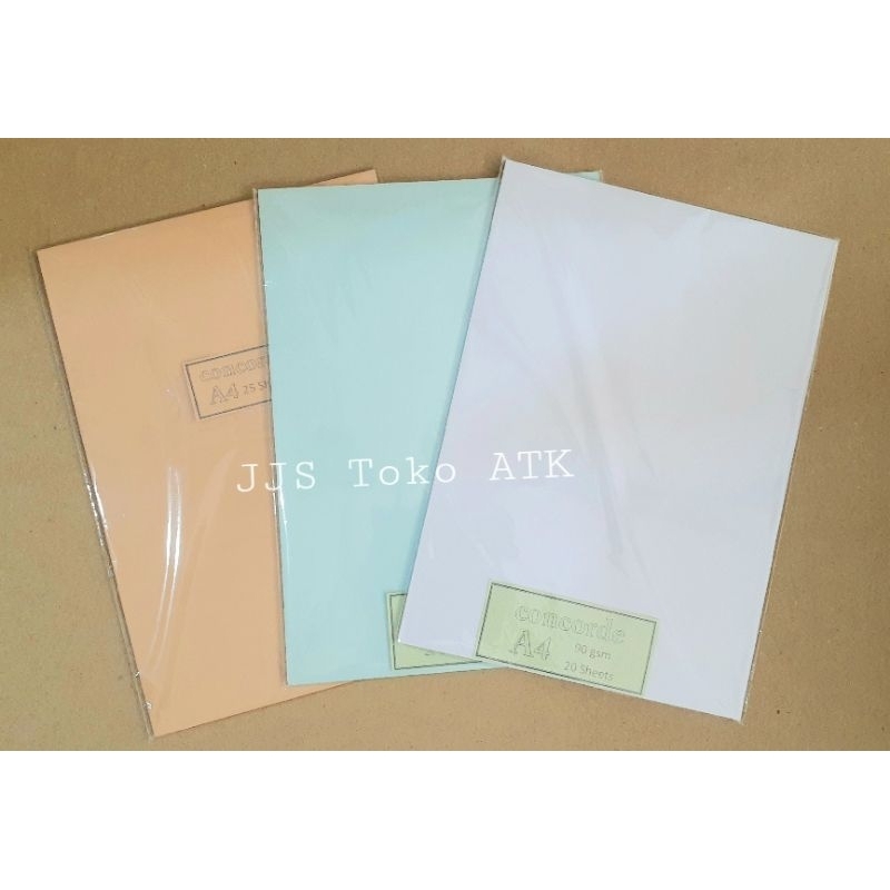 

Kertas Concorde A4 / F4(per pack)