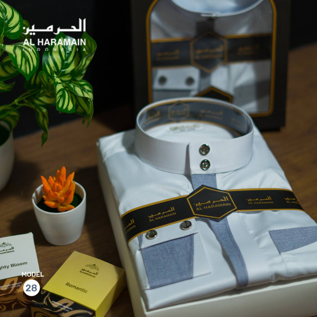 JUBAH AL-HARAMAIN KOMBINASI LENGAN MANSET MODEL 28