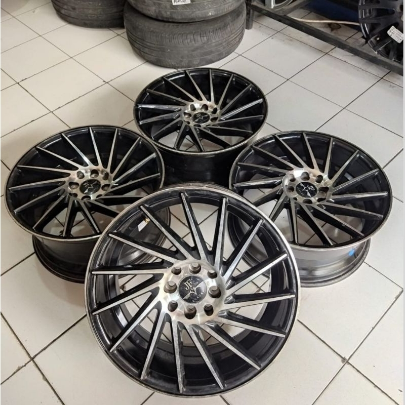 Velg Mobil Bekas Ring 17 Lubang 4 NAGANO R17X7,5-8,5 H4X100-114 ET42-38 JAZZ BRIO AVANZA