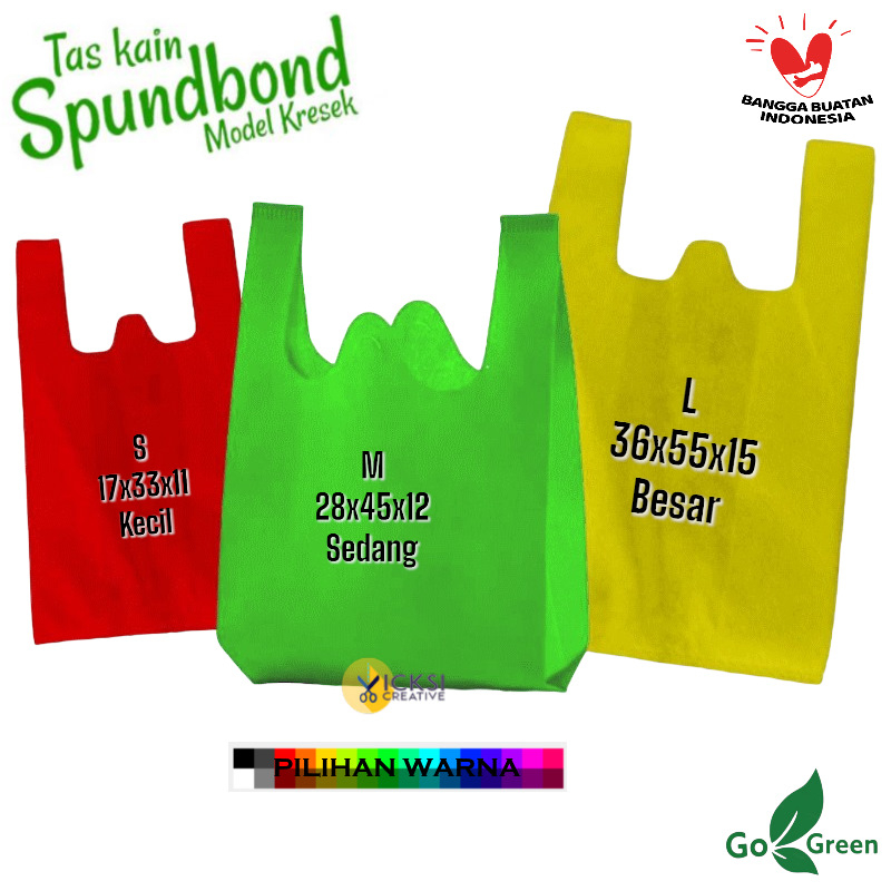 

Tas Kain Kresek Spunbond Goodie Bag Ukuran Besar / Kecil 17x33x11 28x45x12 36x55x15 Untuk Shopping bag kantong belanja Sembako Lipat Serbaguna Hantaran Bingkisan Parsel Hampers Dus Box Nasi Kotak Hajatan Lebaran Tasyakuran Tahlilan Haulan Yasinan murah