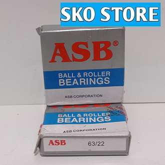 Bearing 63/22 ASB 1Biji/Pcs Laher Laker 63/22 ASB Original Murah