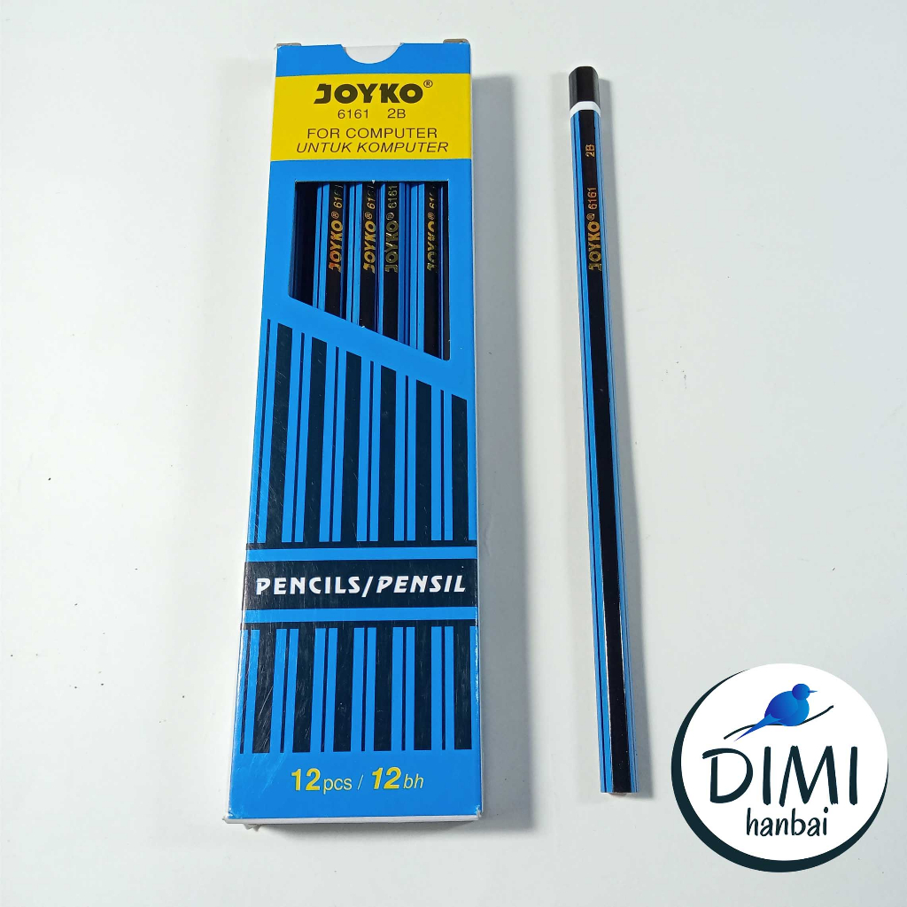 

[DIMI] 1 Pensil Joyko 2B 6161 Pensil Tulis Kayu Bisa Untuk Ujian