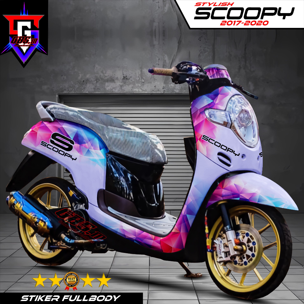 Terbaru Decal new scoopy Esp Decal New Scoopy full body Full Blok Decal Scopy 2017 2018 2019 Terbaru