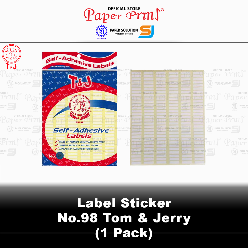 

Kertas Laser Label Stiker No. 98 Tom & Jerry