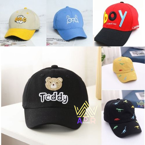 Topi  Anak Umur 2 3 4 5 6 7 8 tahun Cowok Cewek Laki Laki Perempuan Unisex Keren Keginian