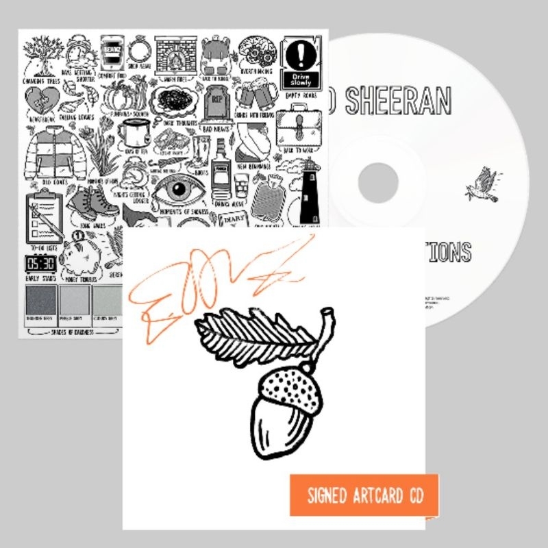 SIGNED CD Ed Sheeran - Autumn Variations - Original