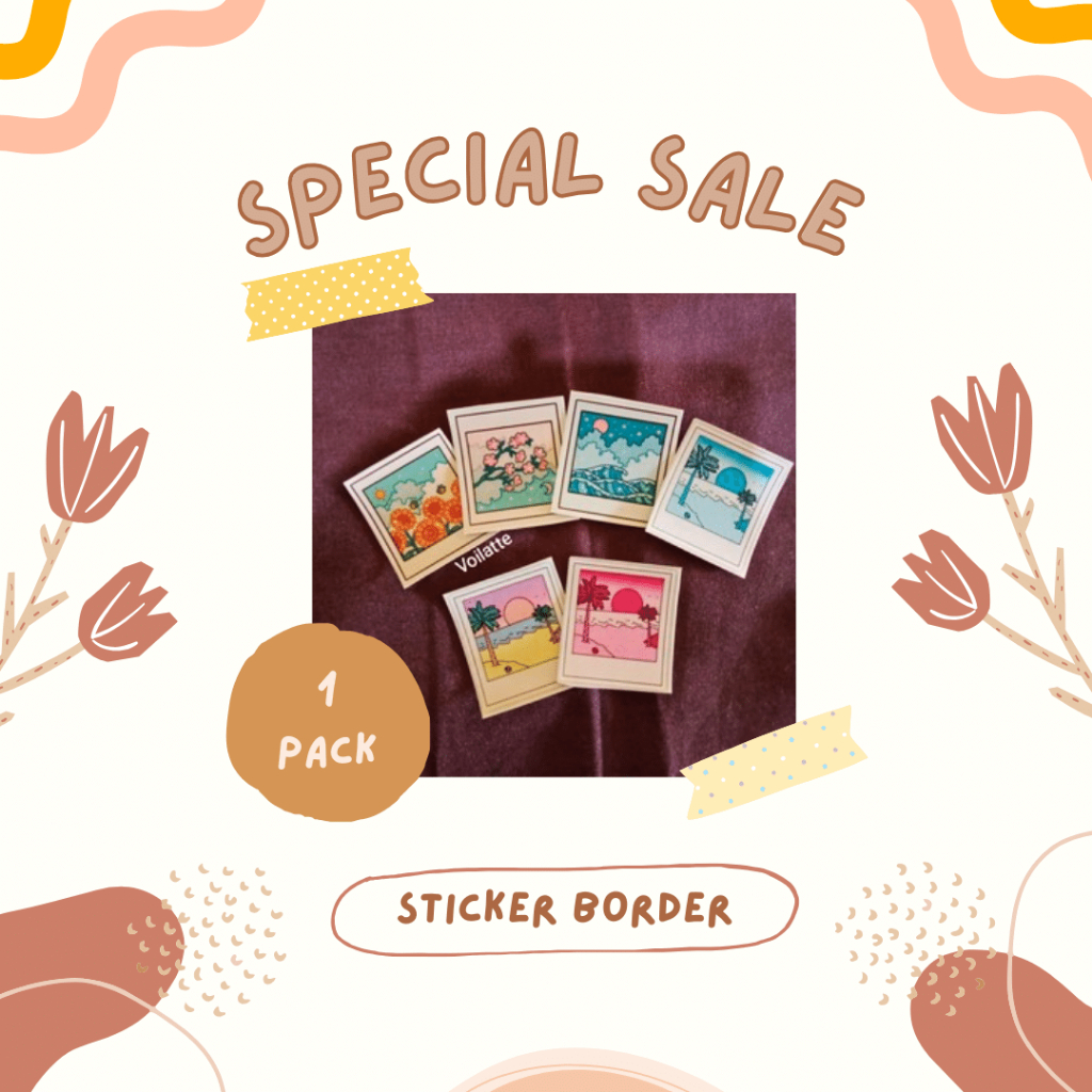 

SPS007 - [ISI 10 PC] STICKER BORDER PEMANDANGAN PREMIUM UNTUK PLANNER JURNAL NOTEBOOK TINGGAL TEMPEL