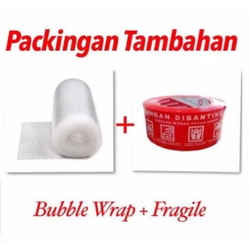 

Bubble wrap tambahan pacing dan fragel per meter