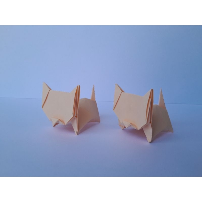 

ORIGAMI KUCING/origami cat/origami craft/paper craft/hiasan