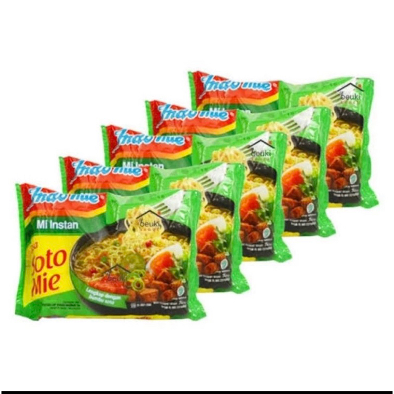 

PAKET INDOMIE REBUS SOTO ISI 5