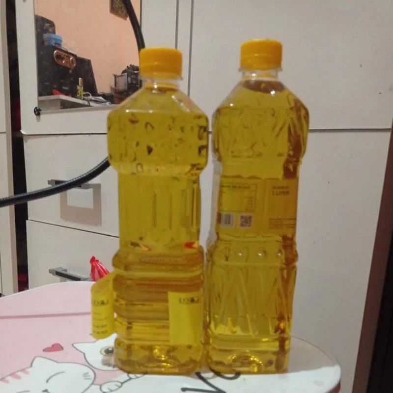 

minyak goreng kemasan botol 1 liter merek random