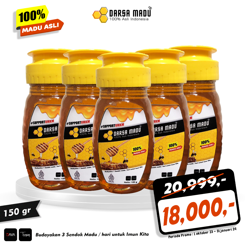 

Madu murni 150gr - Darsa Madu