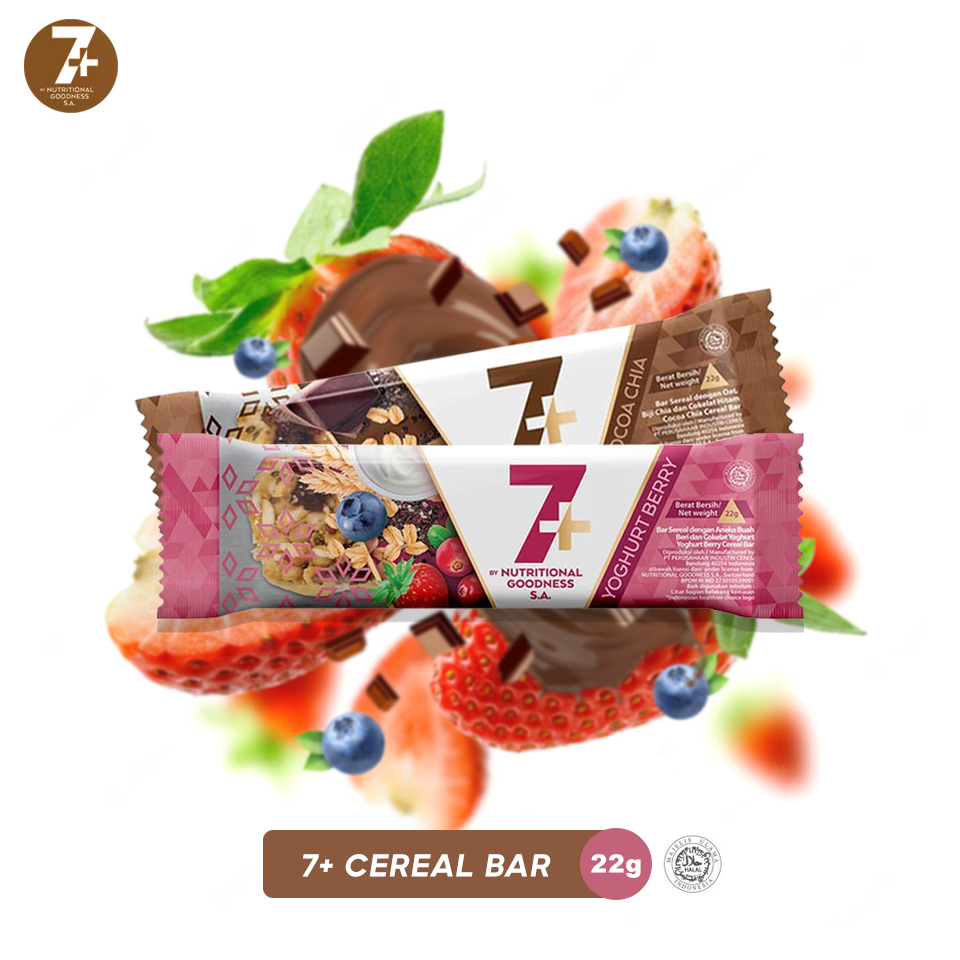 

7+ Cereal Bar 22g - 7plus Healthy Yoghurt Oats Bar