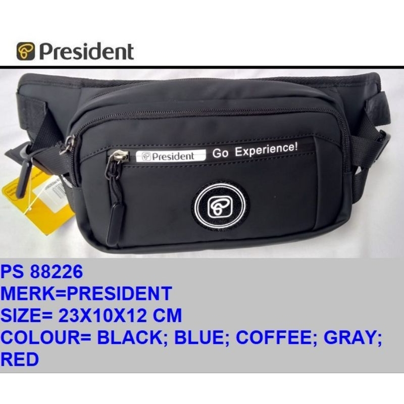 BUMBAG PRESIDENT ORIGINAL TAS PINGGANG PRESIDENT WAIST BAG BEST SELLER BUMBAG PRESIDENT ORIGINAL TAS