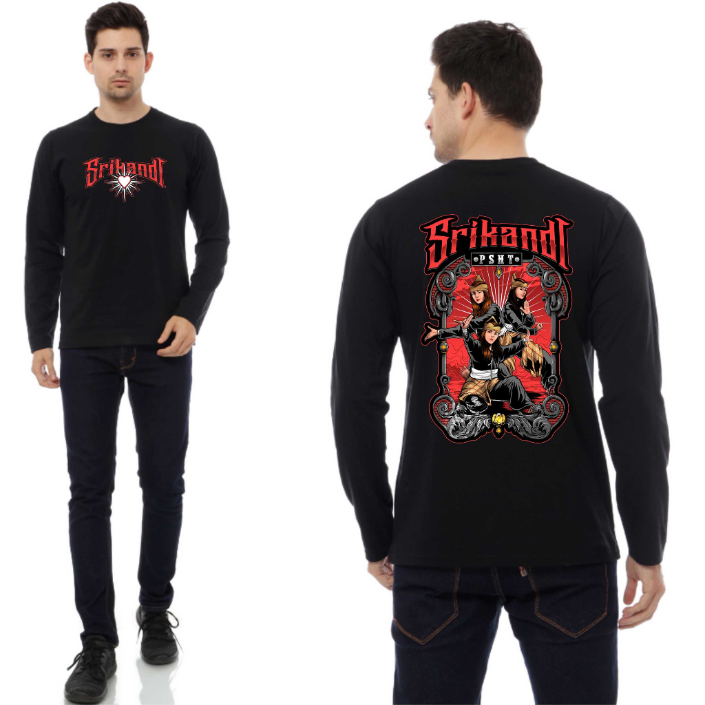 KAOS LENGAN PANJANG PSHT SRIKANDI BIG SIZE JUMBO