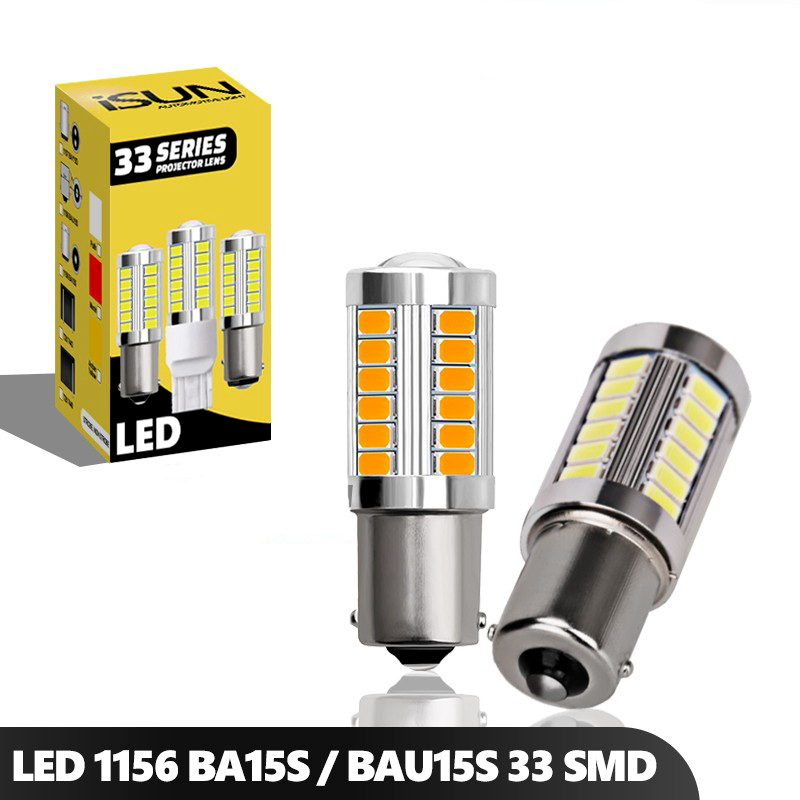 LAMPU LED 1156 BA15D 33 TITIK LAMPU SIGN SEIN MOBIL LAMPU MUNDUR MOBIL