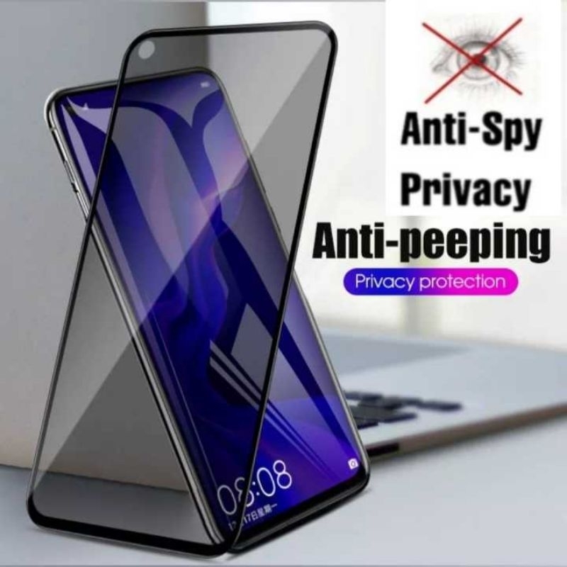 TEMPERED GLASS SPY FULL ADVAN G9 PRO G9 NASA PRO ANTI GORES KACA FULL COVER PRIVASI MAGIC SCREEN GUA