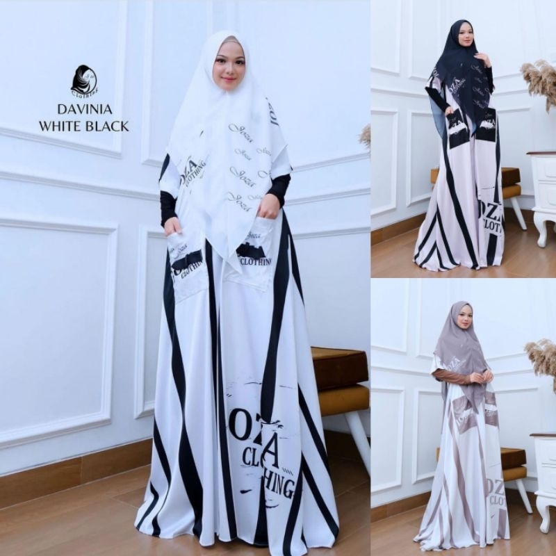 [JOZA CLOTHING] GAMIS  SET SYARI / DRESS SET ORIGINAL BRAND " DAVINIA SERIES " By Joza Clothing