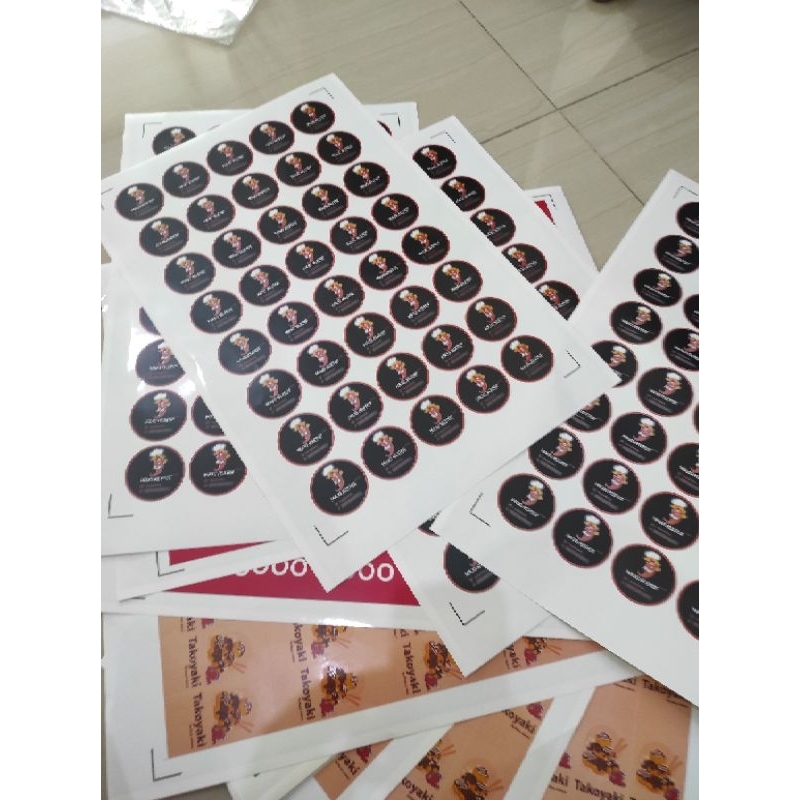 

stiker sticker LABEL kemasan paket 1000PCS