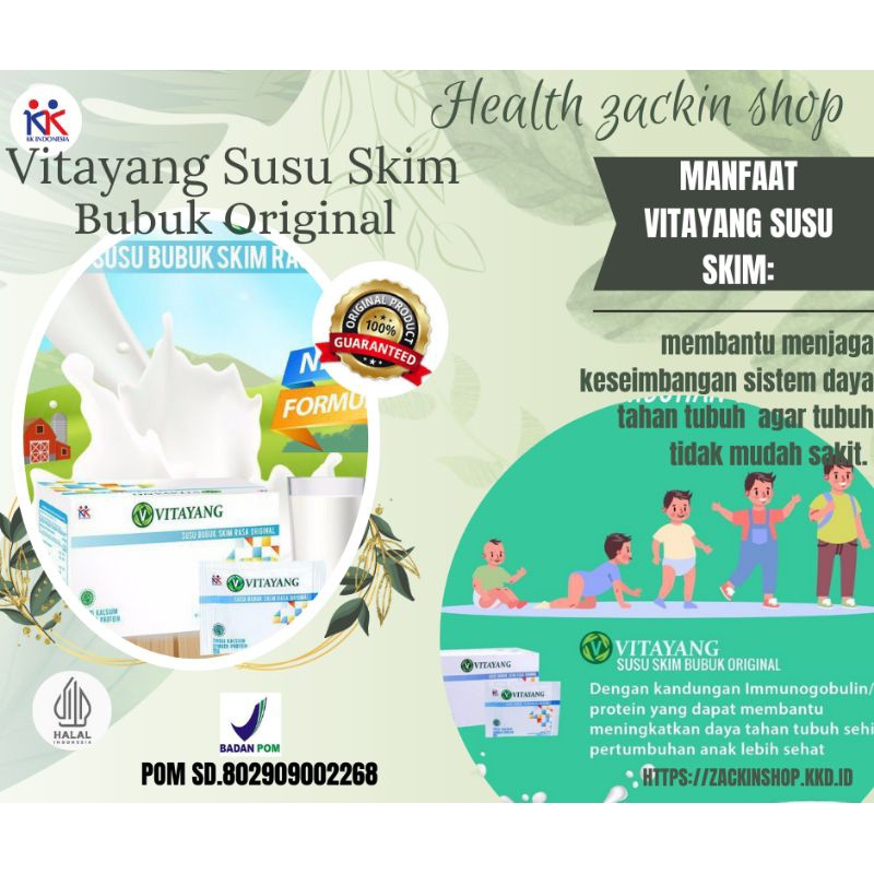 

Vitayang susu bubuk skim original vitayang Colostrum