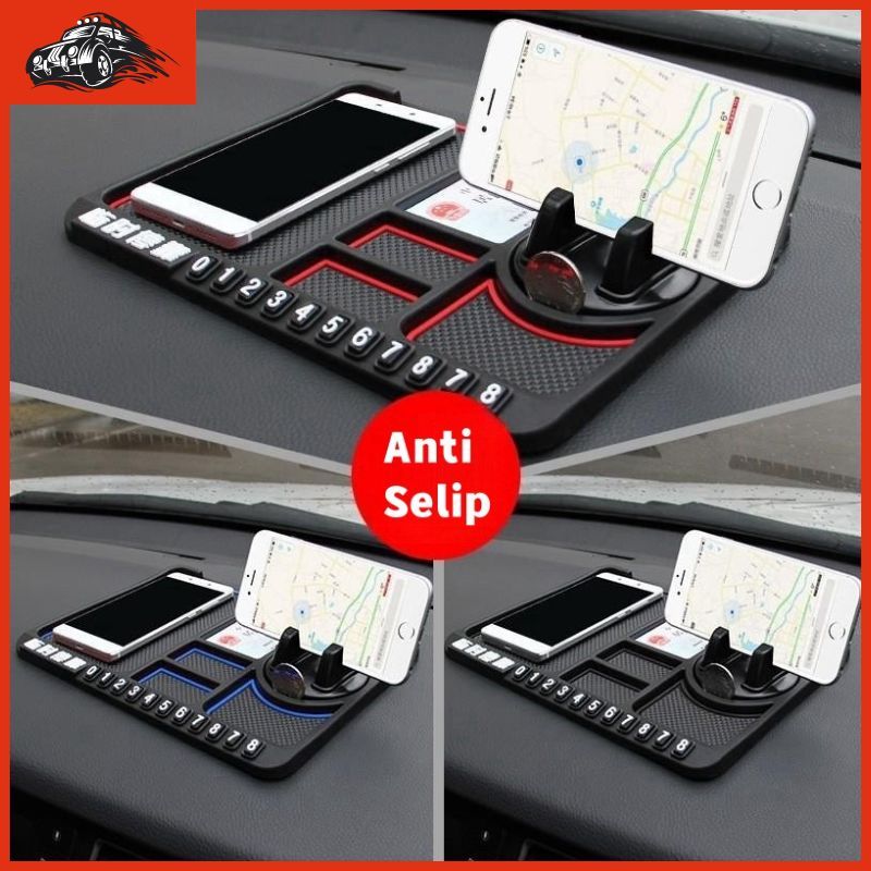 Alas Dashboard Mobil Multifungsi Holder HP Mobil Anti Slip Mobil