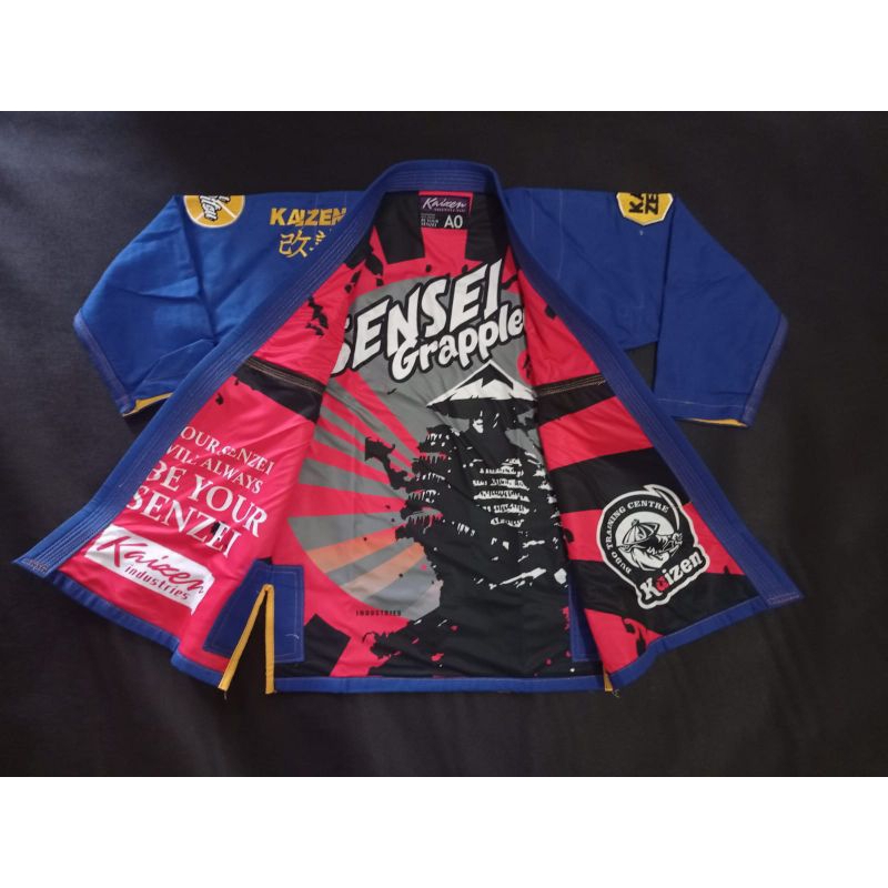 Gi kaizen kanvas katun / baju beladiri/ jujitsu