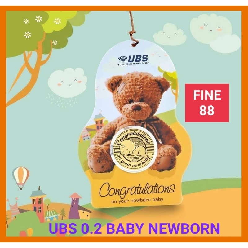 KADO GIFT HAMPERS LM UBS 0.2 EDISI BEAR BULAT NEW BORN BABY HADIAH KELAHIRAN