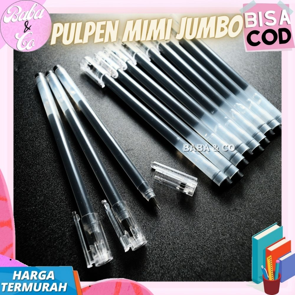 

1 SET 12pcs PULPEN MIMI JUMBO TANK GEL PEN MIMI MURAH UNIK PULPEN GROSIR MULAH ALAT TULIS KANTOR PEN JUMBO GEL TANK