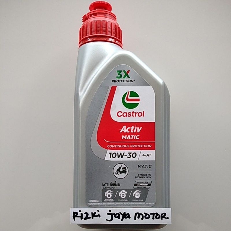 Oli castrol activ matic 10W-30 800ml ori CASTROL