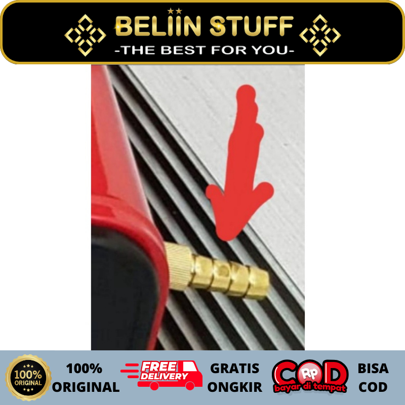 Napel Gas/ Nepel Kompor/ Sambungan Selang Gas LPG pada Kompor Portabel Merek SOLID